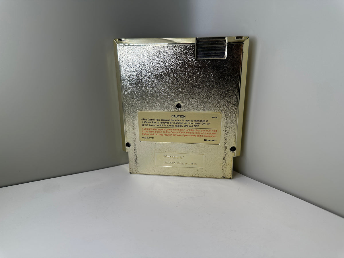 Legend of Zelda NES Gold Cartridge & Manual Nintendo Authentic