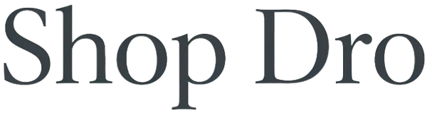 I want you to design a logo for me -- using my name, Shop Dro -- I want an elegant legible font fitting for a jewelry store